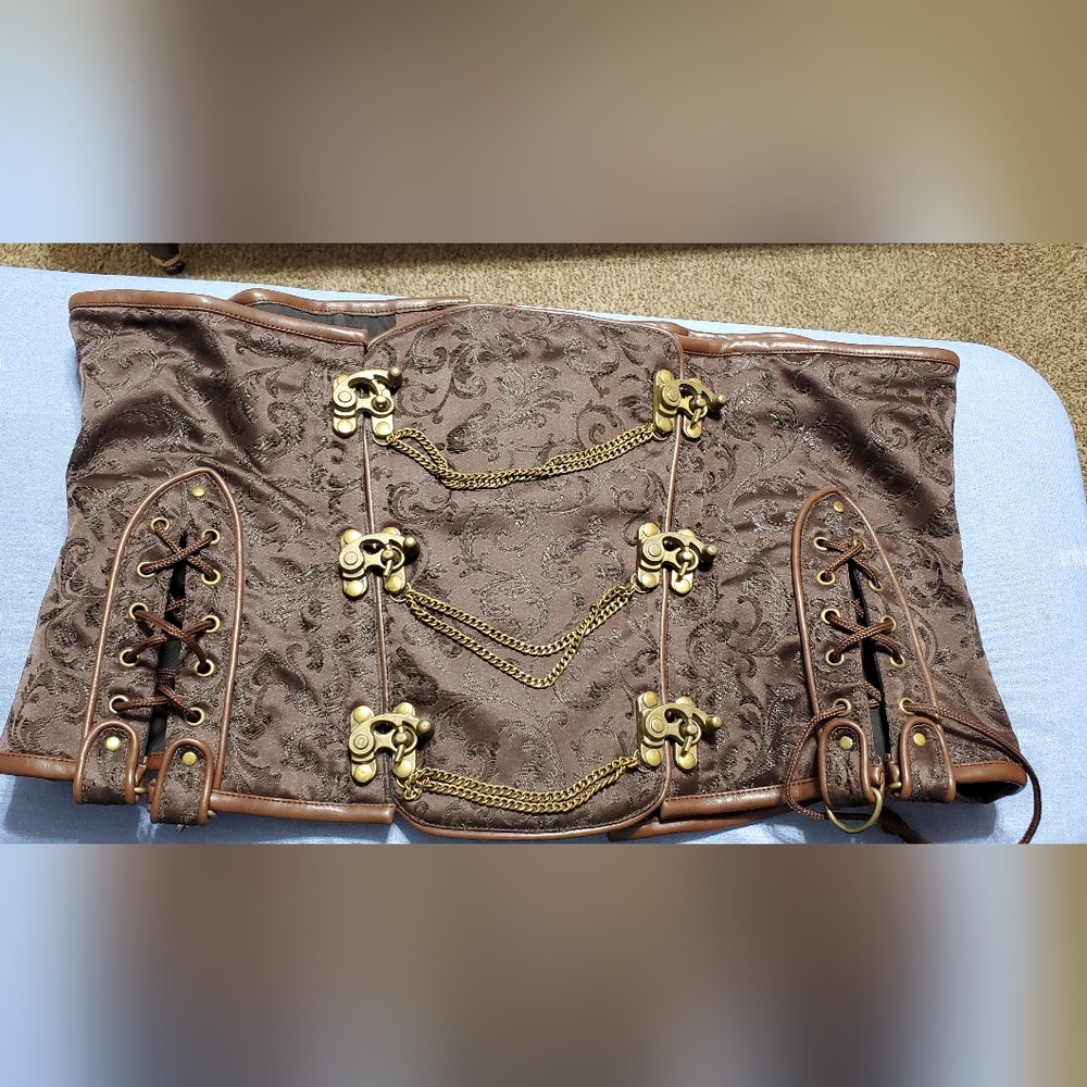 High Quality Steampunk Underbust Corset Plus Size… - image 1